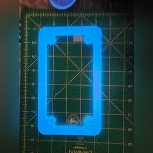 Glow in the dark motorcycle license plate